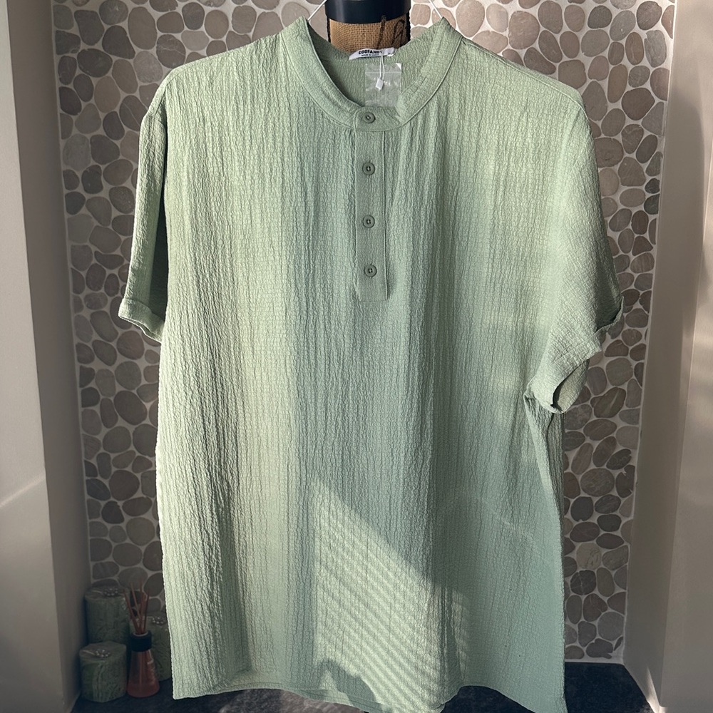 Coofandy short sleeve Henley